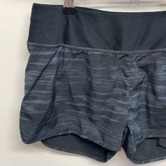 MPG Athletic Running Shorts Lined Black Gray Pink Zipper Pocket S - Picture 2 of 16